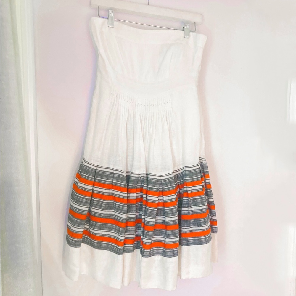 Anthropologie Linen Floreat Dress, size 2